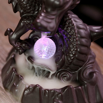 Chinese Dragon Ceramic Backflow Incense Burner