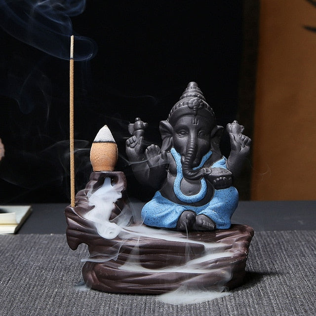 Ganesha Backflow Incense Burner