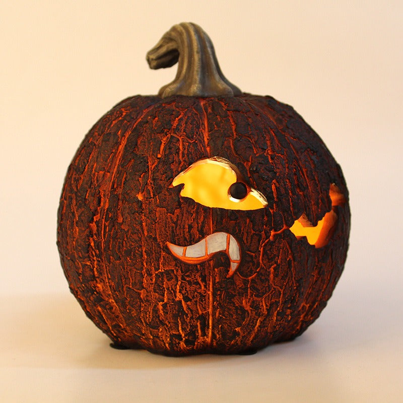 Crab Monster Pumpkin Night Lantern