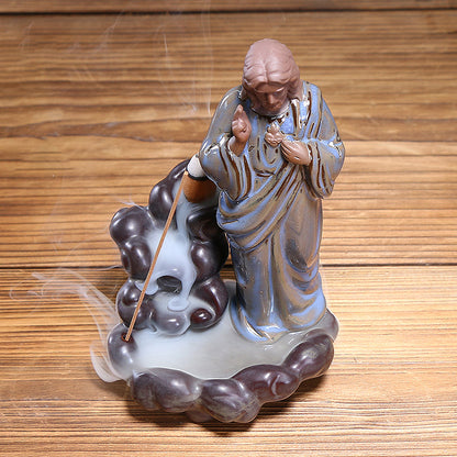 Sacred Figure Backflow Incense Burner