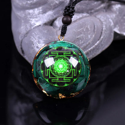 Orgonite Quartz Chakra Pendant