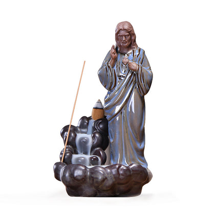 Sacred Figure Backflow Incense Burner