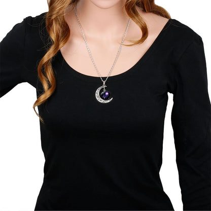 Galaxy Constellation Zodiac Pendant Necklace