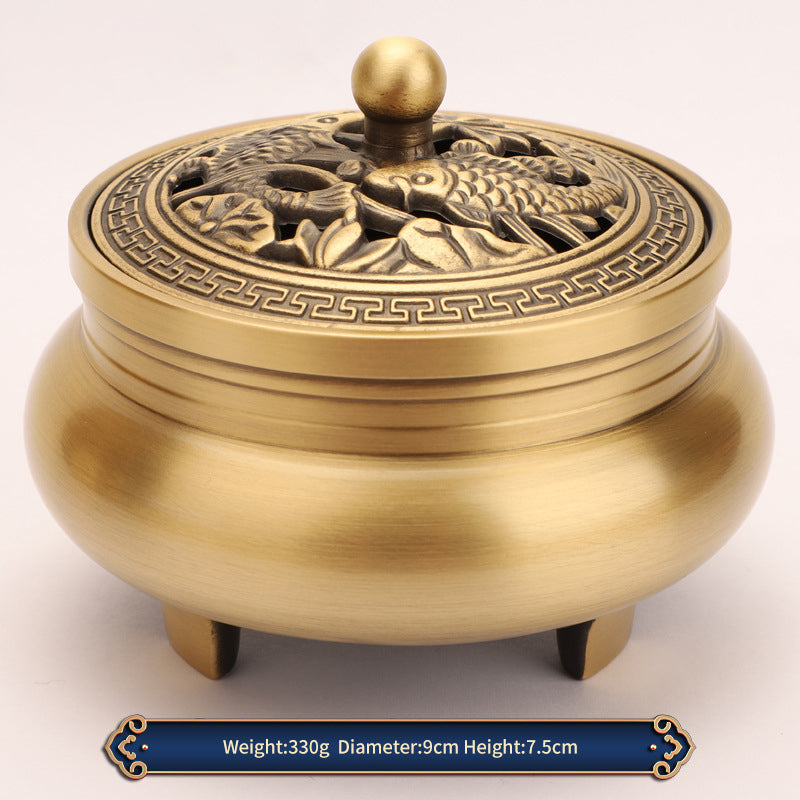 Brass & Copper Incense Burner