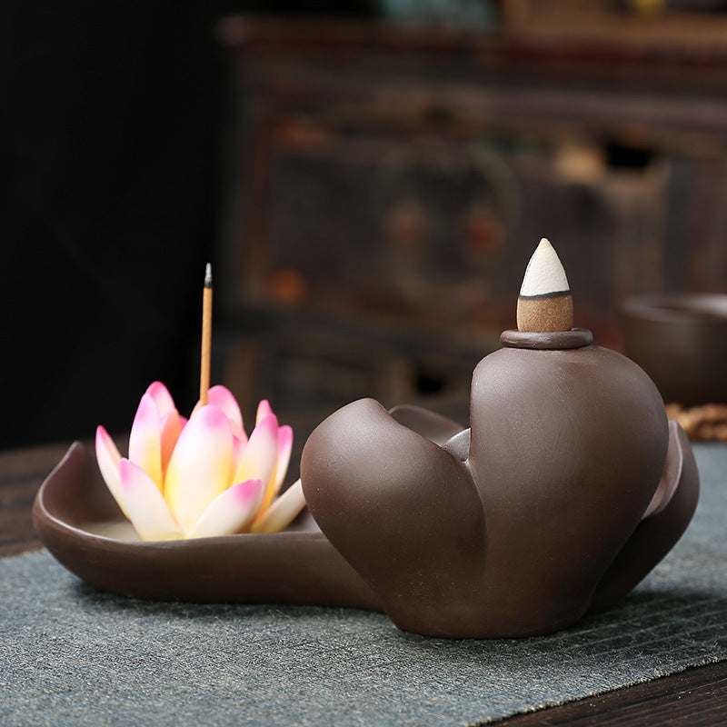 Lotus Backflow Incense Burner