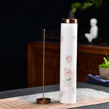Hand-Painted Ceramic Incense Stick Holder