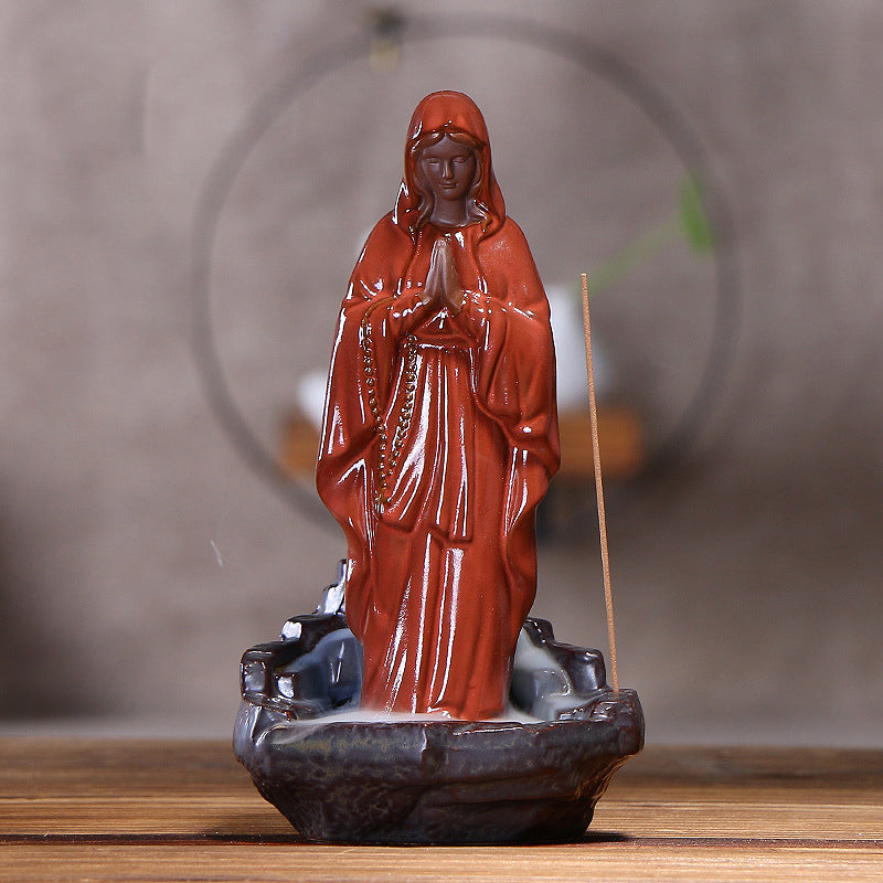 Sacred Figure Backflow Incense Burner