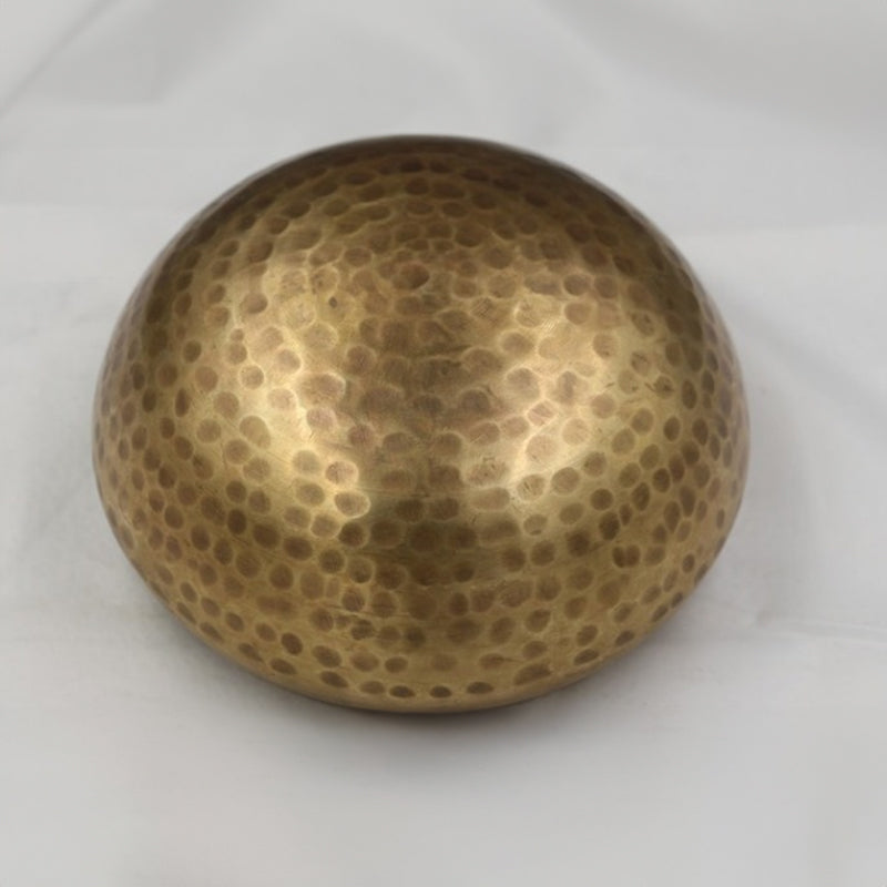 Tibetan Copper Singing Bowl with Sanskrit Engravings