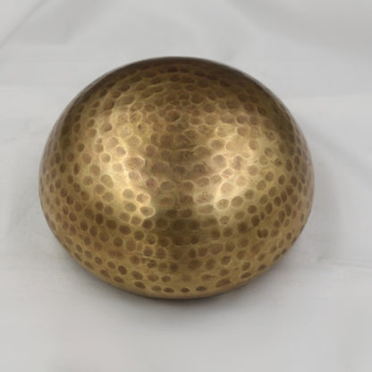 Tibetan Copper Singing Bowl with Sanskrit Engravings