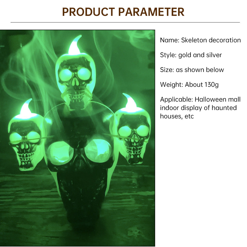 Skull Smoke Candle Lamp Decoration