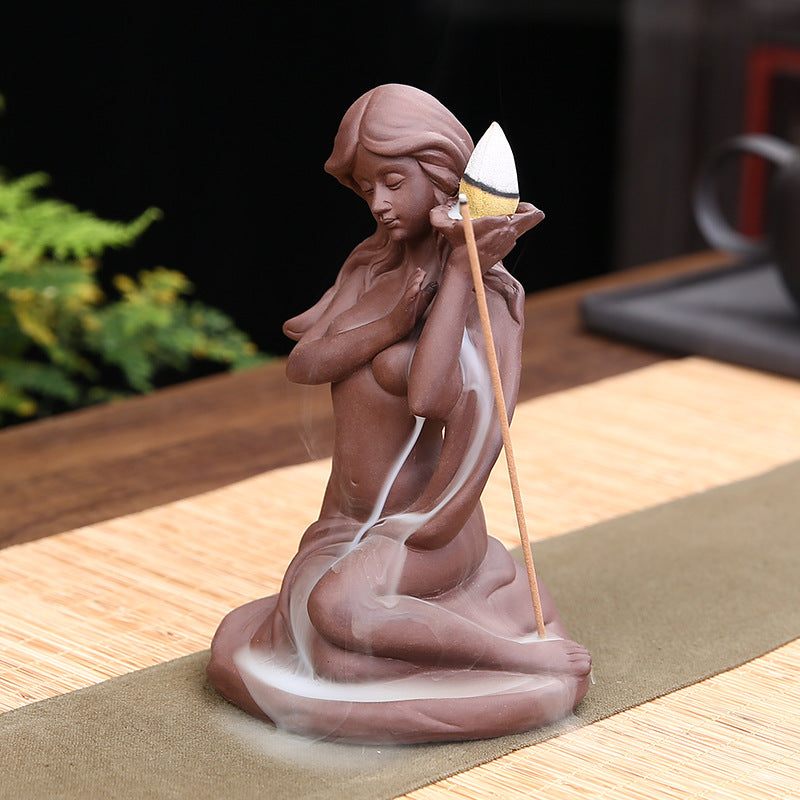 Mermaid Backflow Incense Burner
