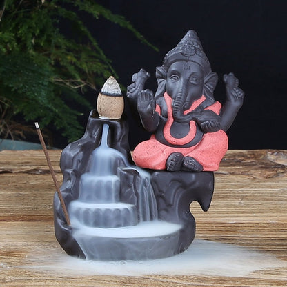 Ganesha Backflow Incense Burner