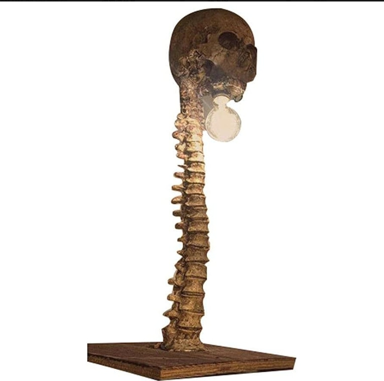 Skeleton Resin Lamp