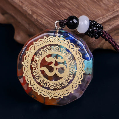 Chakra Symbol Pendant Necklace