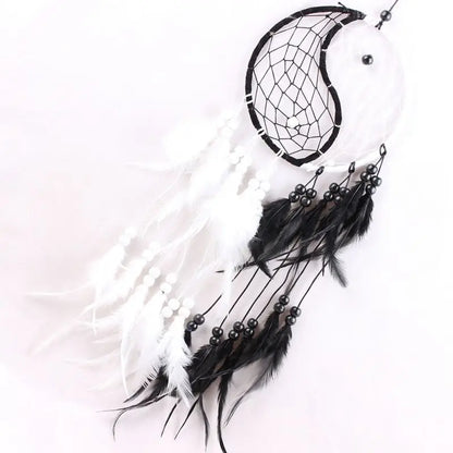 Yin Yang Dreamcatcher Wall Hanging