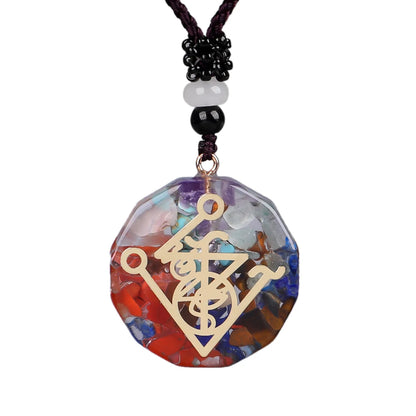 Chakra Symbol Pendant Necklace