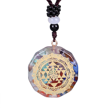 Chakra Symbol Pendant Necklace