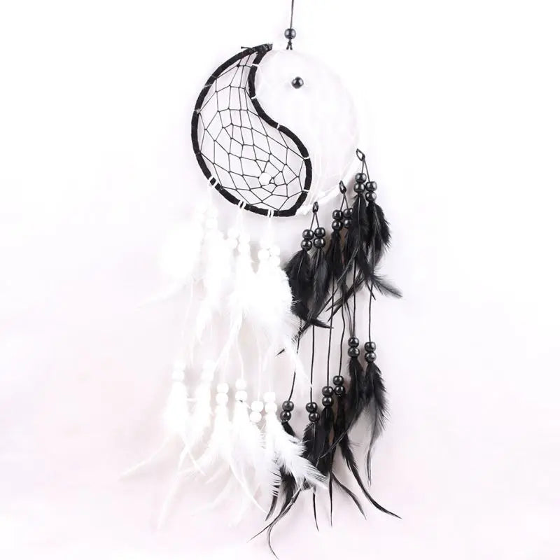 Yin Yang Dreamcatcher Wall Hanging
