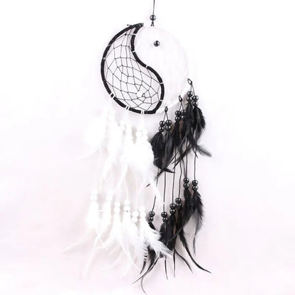 Yin Yang Dreamcatcher Wall Hanging