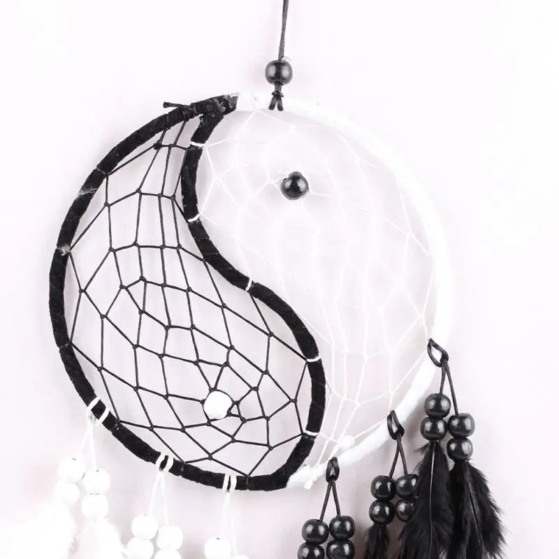 Yin Yang Dreamcatcher Wall Hanging