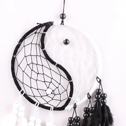 Yin Yang Dreamcatcher Wall Hanging