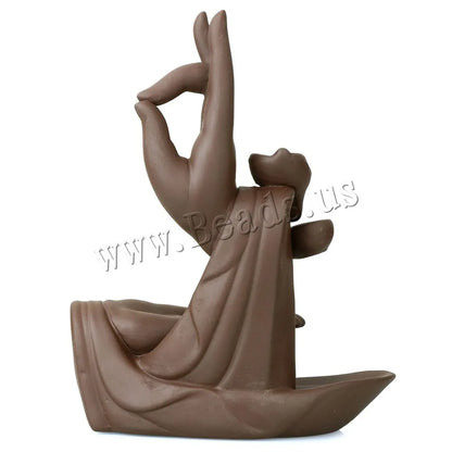 Buddha Hand Lotus Backflow Incense Burner