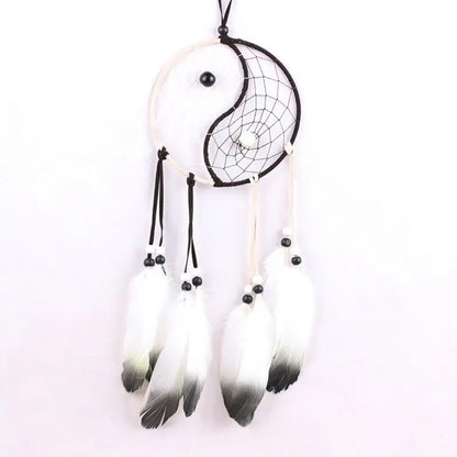 Yin Yang Dreamcatcher Wall Hanging