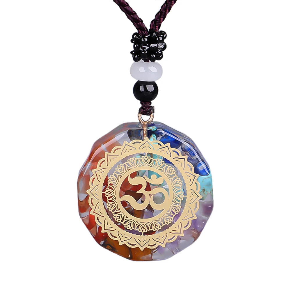Chakra Symbol Pendant Necklace