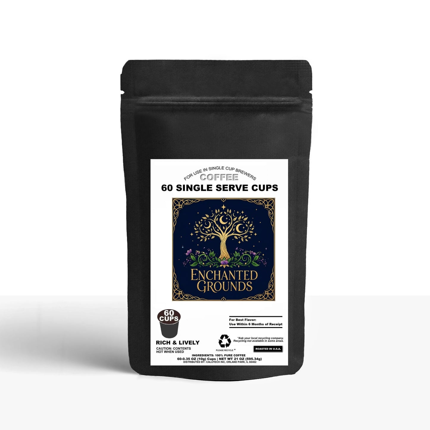 60 Pack Single Serve Coffee Capsules