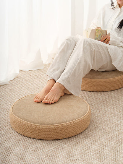 Japanese Round Tatami Meditation Cushion