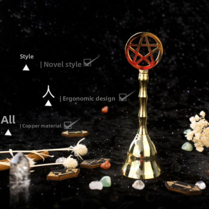 Witch altar bell hand-cranked bell