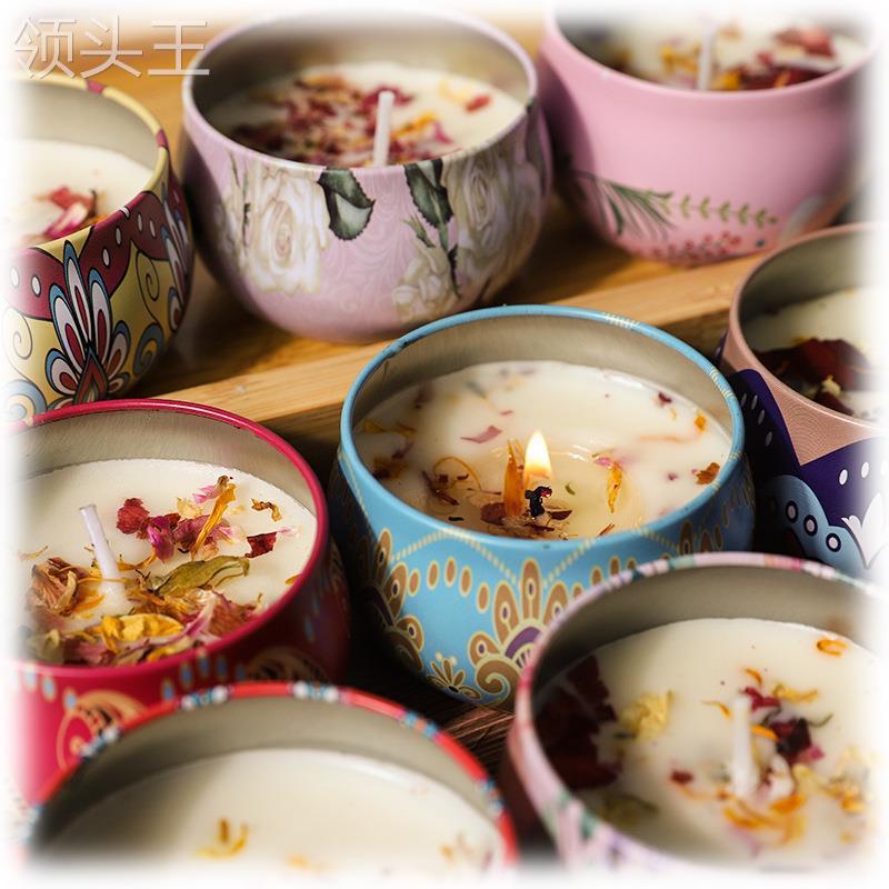 Dried Flower Soy Wax Scented Candle