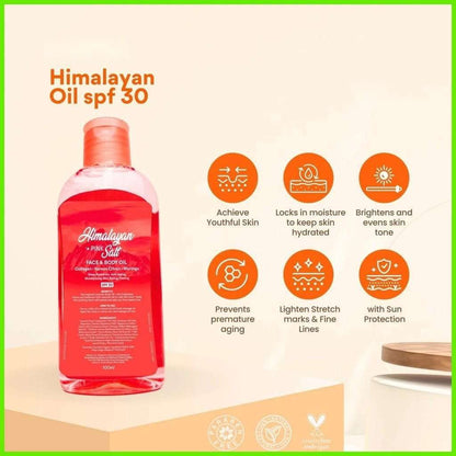 Himalayan Pink Salt Facial Oil SPF30 | Face & Body | 100ml
