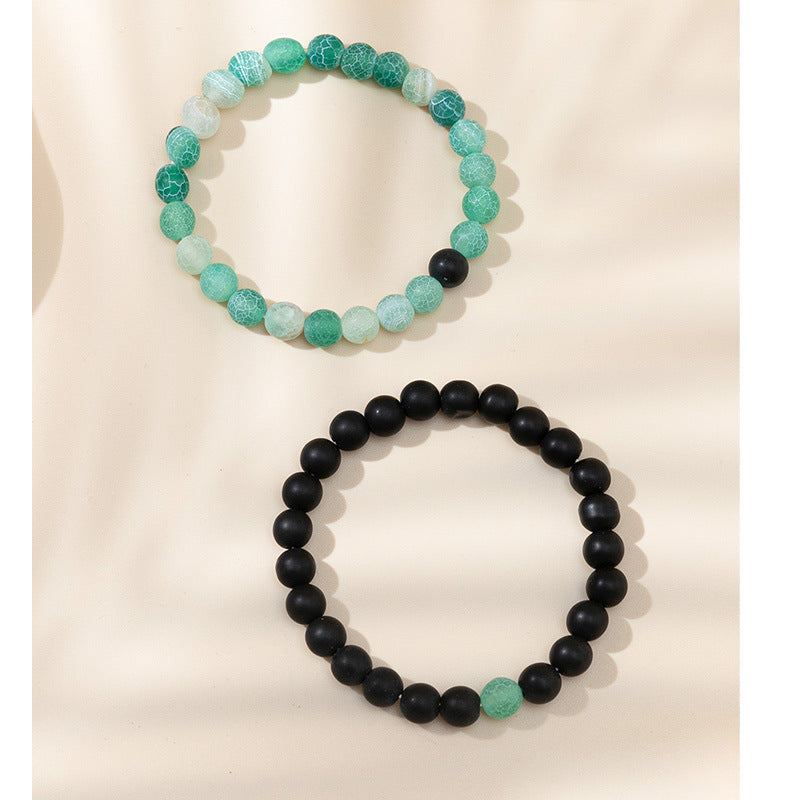 Heart Magnetic Couple Bracelet Set for Women and Men