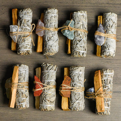 Natural Sage and Sacred Wood Aromatherapy Set
