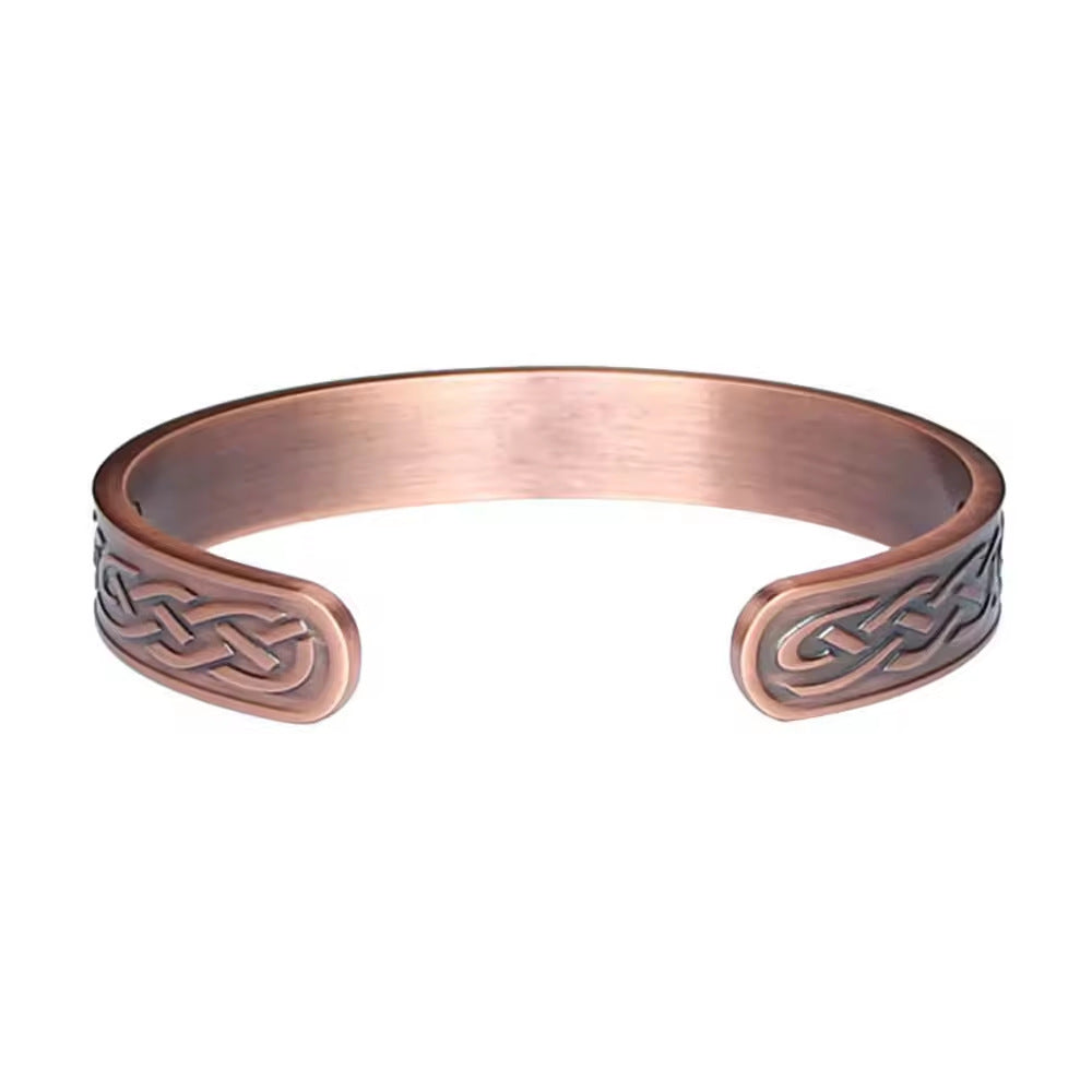 Vintage Magnetic Copper Water Ripple Bracelet