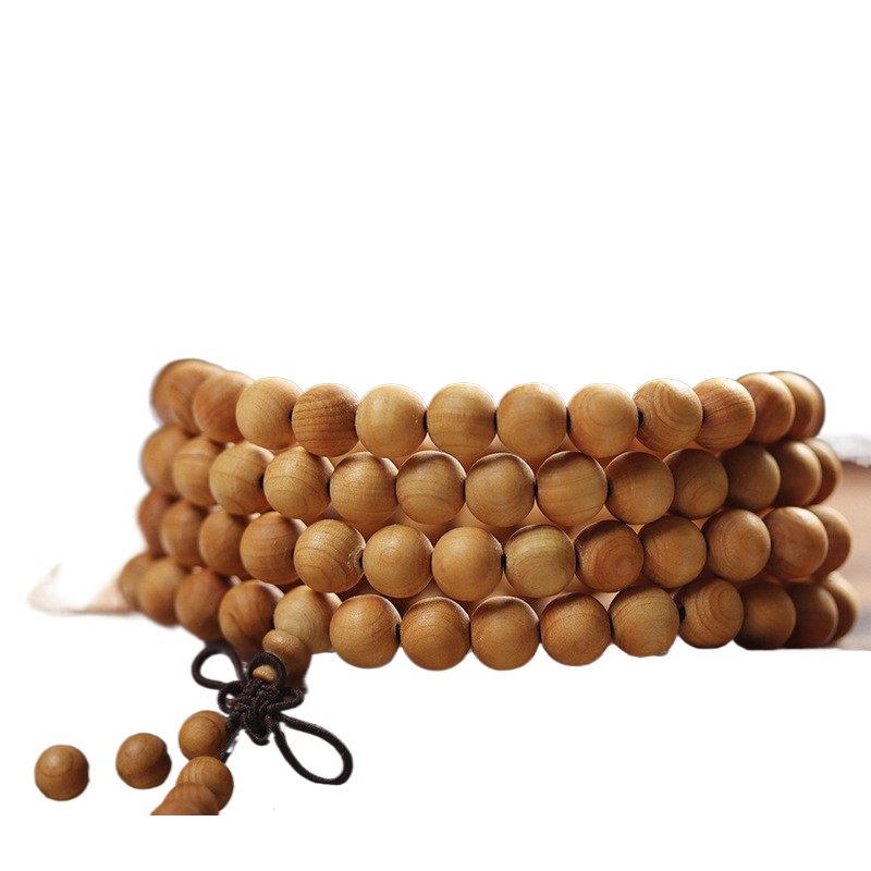 Taihang Yabei Wood 108 Bead Buddhist Rosary Bracelet | Handcrafted | 7 Sizes