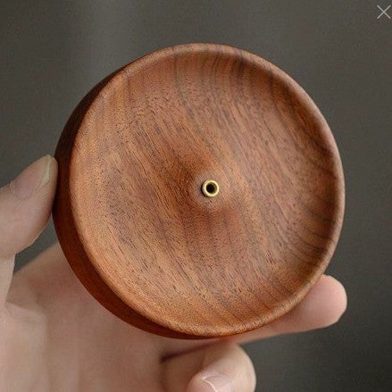 Solid Wood Hanging Incense Burner with Stand