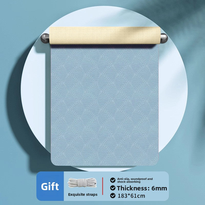 Foldable TPE Yoga Mat — 183 x 61cm
