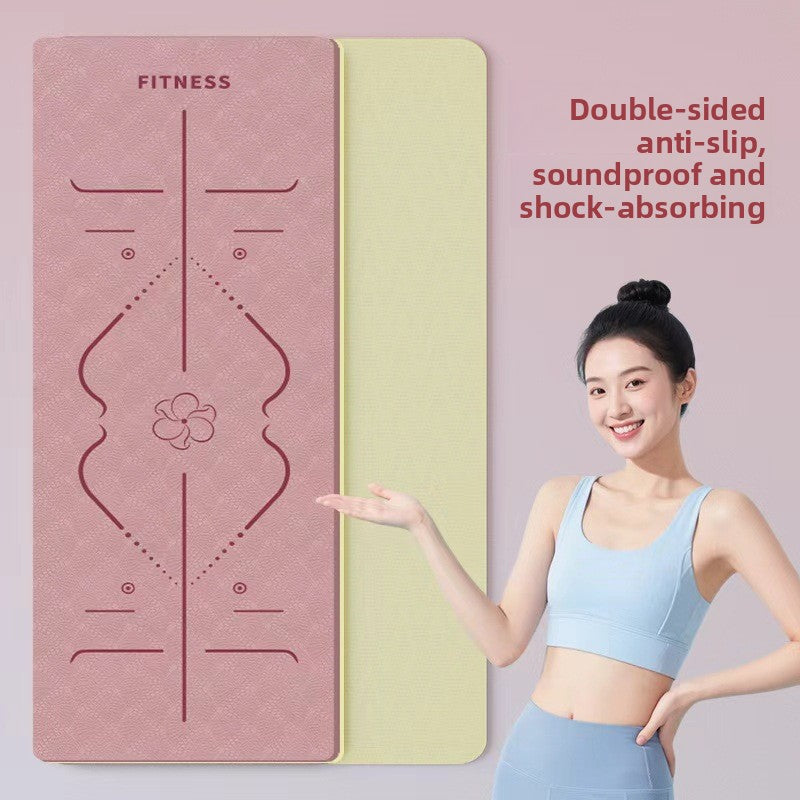 Foldable TPE Yoga Mat — 183 x 61cm