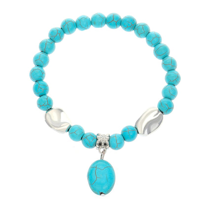 Vintage Alloy Bracelet with Butterfly and Turtle Designs