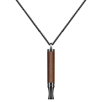 Adjustable Breathing Meditation Whistle Necklace