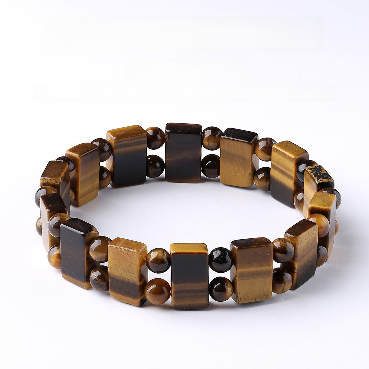 Natural Stone Geometric Bracelet