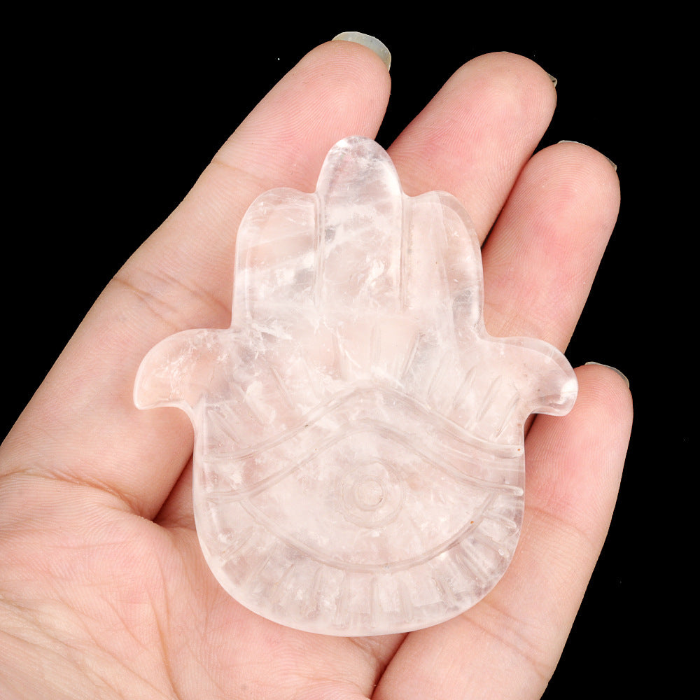 Natural Crystal Palm Angel Eye Ornament