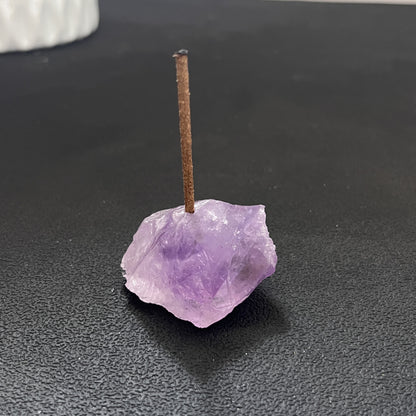 Natural Crystal Incense Holder