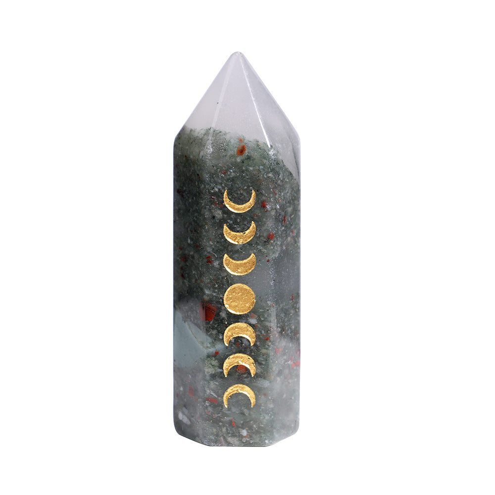 Crystal Hexagonal Energy Pillar