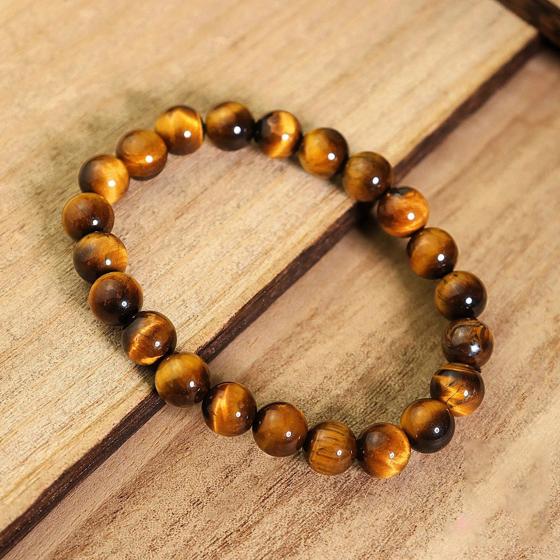 Tiger Eye Bracelet | Natural Stone Beads