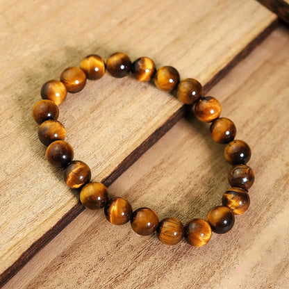 Tiger Eye Bracelet | Natural Stone Beads