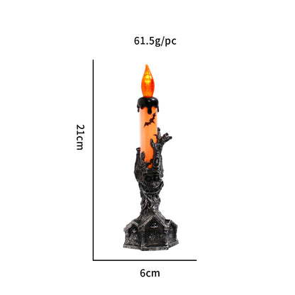 Halloween Ghost Hand & Dead Tree Candle Lamp