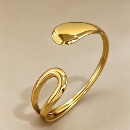 Geometric Open Metal Bracelet Women Fashion Jewelry